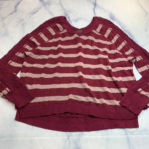 Free People We The Free Fluffy Lou Crochet Sweater - Picture 5 of 8